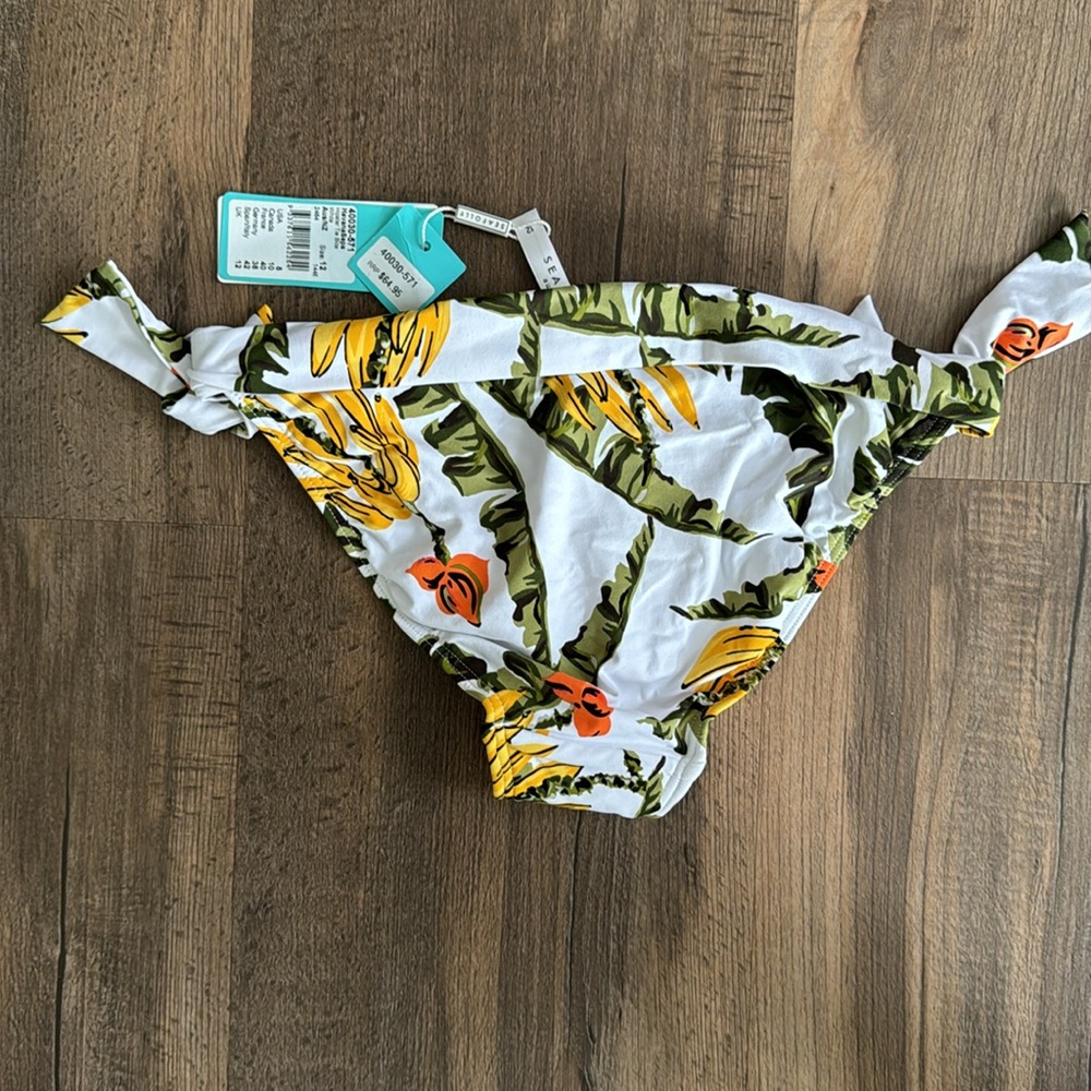 Seafolly Austrailia banana bathing suit bottoms - Picture 2 of 3